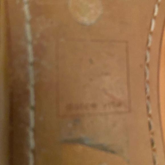 Dolce Vita Leather Tan Loafer with Bronze tip size 8M - Picture 7 of 10